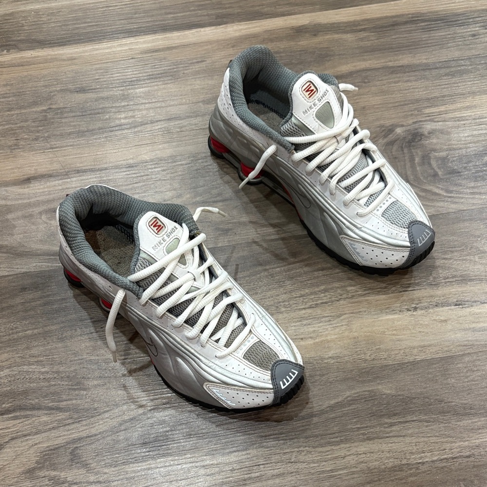 Women’s  White and Gray Athletic Shoes